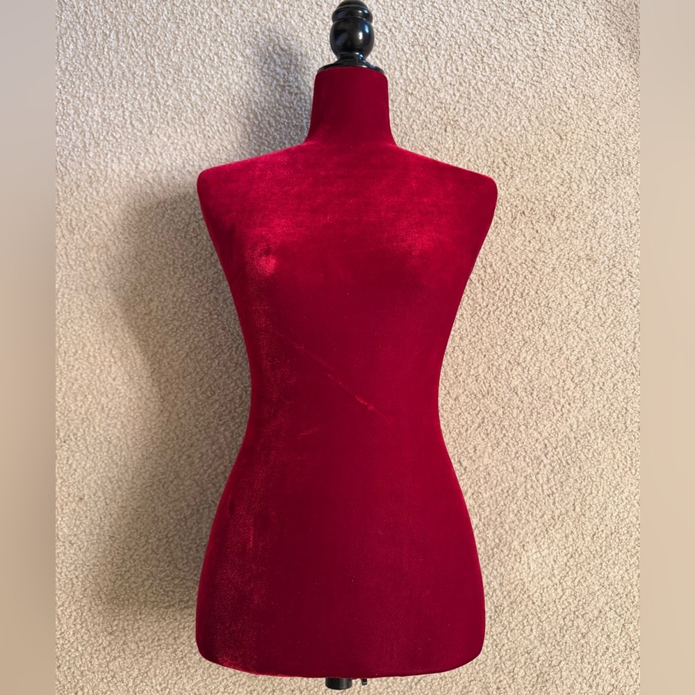 Velvet Mannequin Torso